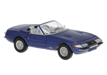 Brekina 22944 - H0 - Ferrari 365 GTS/4 Glasbandscheinwerfern - metallic blau